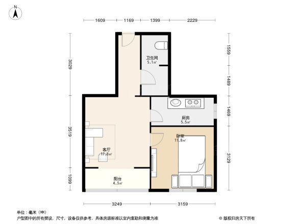 建西苑南里户型图