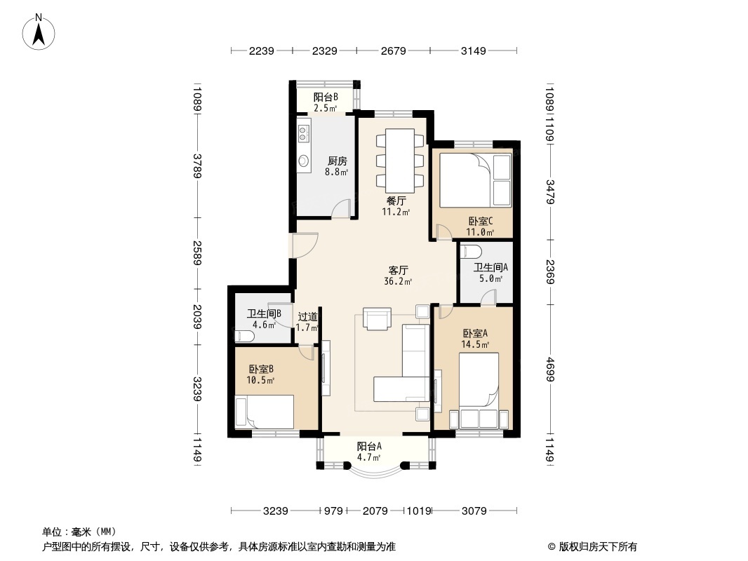 水岸華庭戶型圖