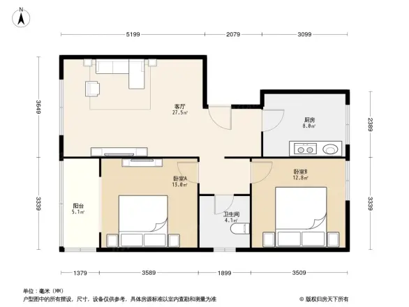 听涛苑户型图
