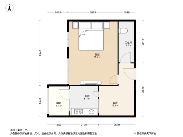 民康胡同小区户型图