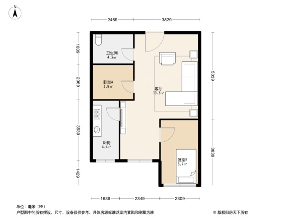 金隅翡丽爱公馆户型图