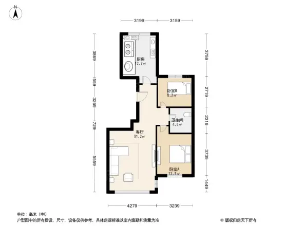 天房意境户型图