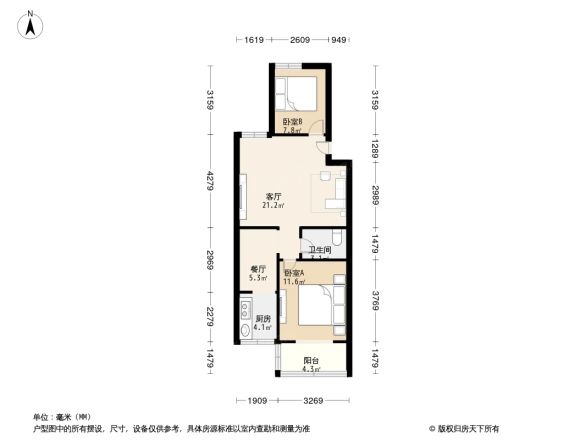 皂君庙14号院户型图