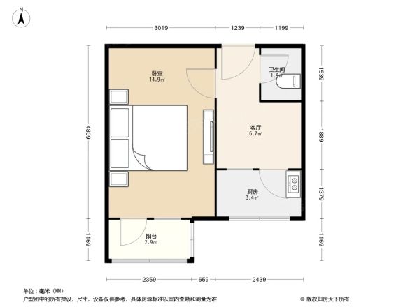 车公庄西路45号院户型图