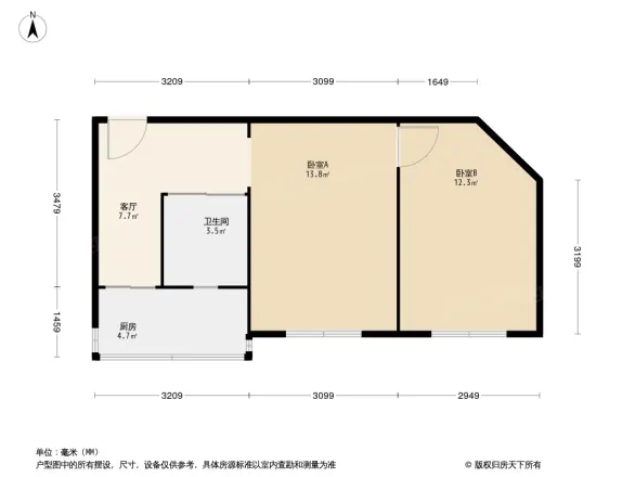 丁字沽四段户型图