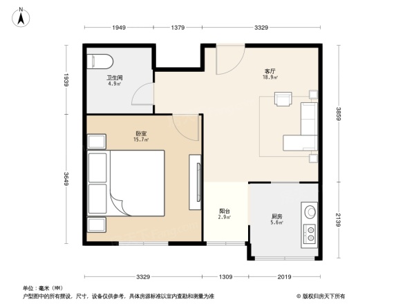 听涛苑户型图