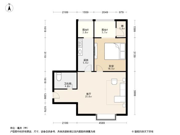 南太平庄北巷户型图