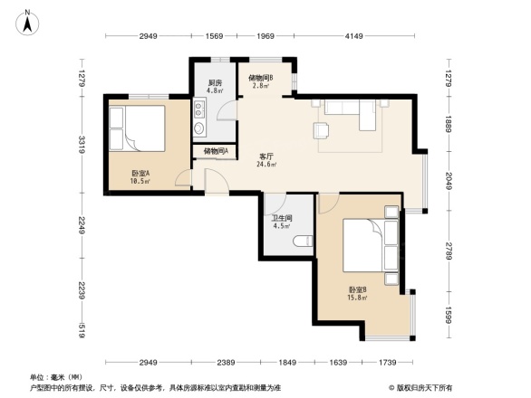 新梅江锦秀里户型图