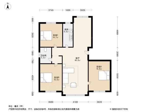 悦公馆户型图