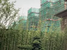 三房飞机户型,中式园林景观社区,全人车分流