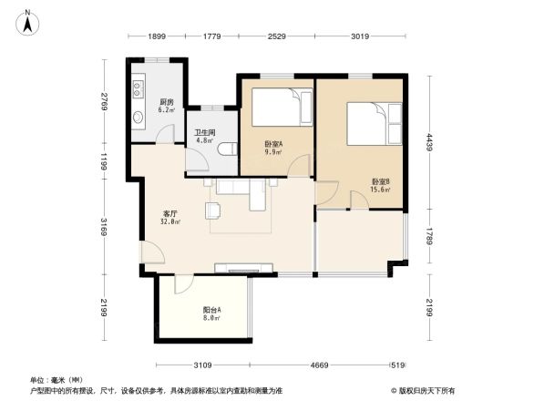 水岸公馆天浦园户型图