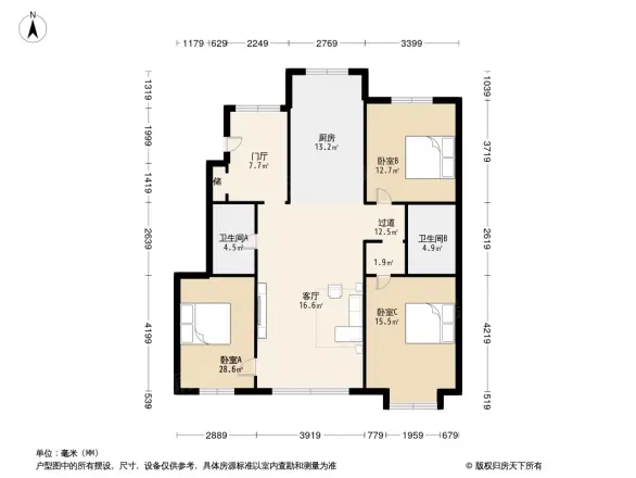 悦公馆户型图