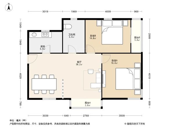 水岸公馆天浦园户型图