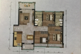 龙光·天瀛3室2厅1厨2卫建面98.00㎡