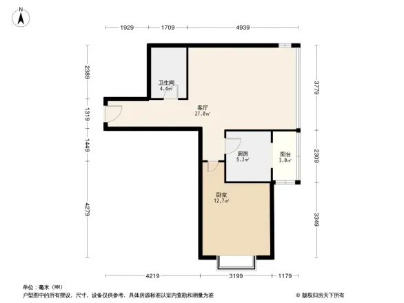 贻成尚北户型图