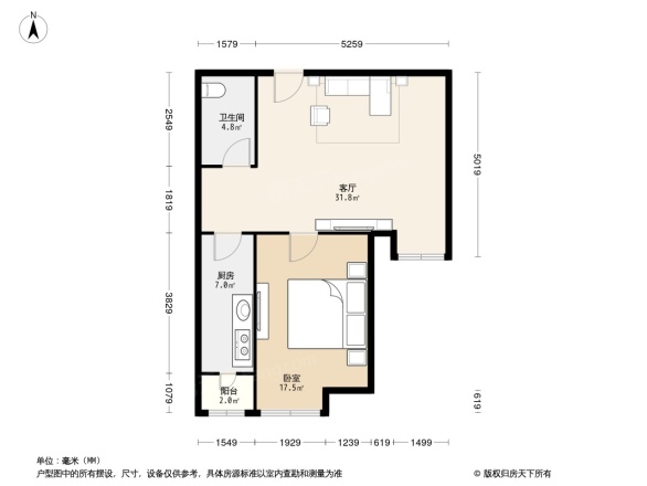 保利香槟花园户型图
