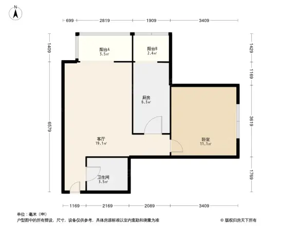 贻成尚北户型图