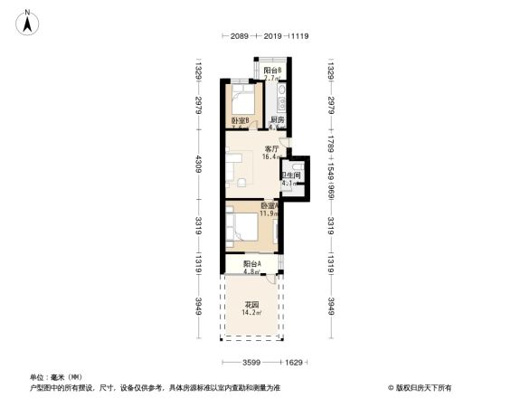 彩俸北区户型图