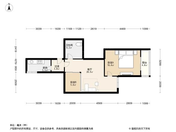 地坛北里户型图