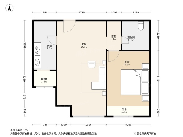 保利香槟花园户型图