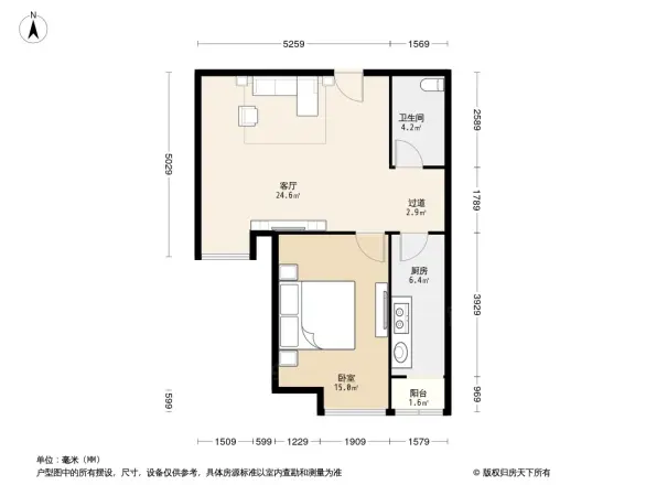 保利香槟花园户型图