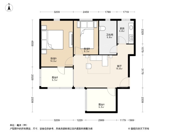 水岸公馆天浦园户型图