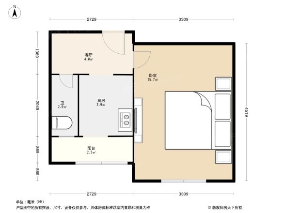 地坛北里户型图