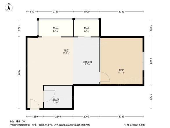 贻成尚北户型图