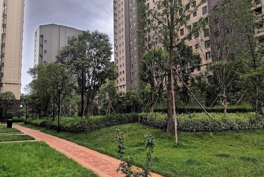 汉华城122平4居南北向精装修安静不临街