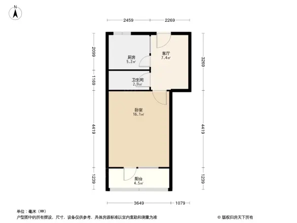 月西里户型图