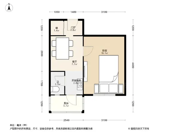 乌江南里户型图