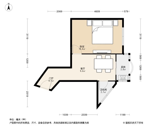 月西里户型图