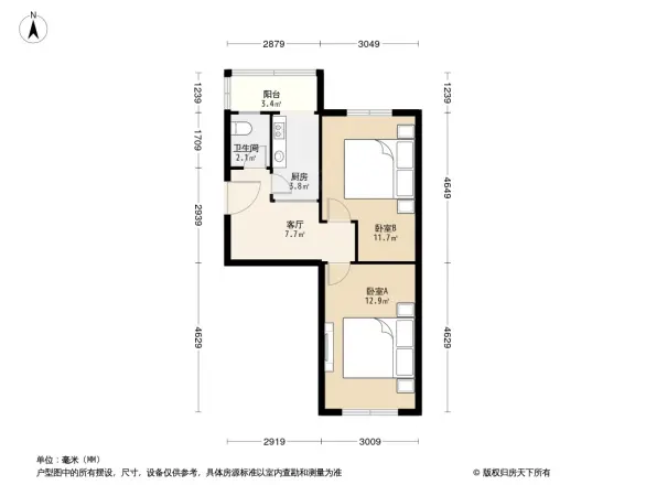 满江北里户型图