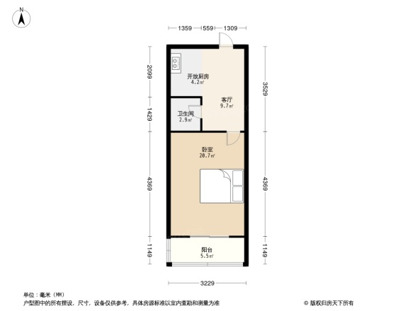 照耀里户型图