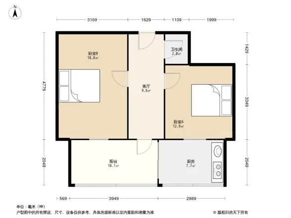 长宁里户型图