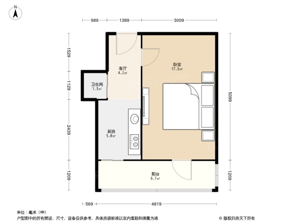 长宁里户型图
