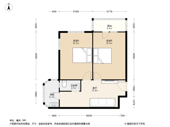 乌江南里户型图