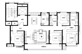 鲁商·健康城4室2厅1厨2卫建面160.00㎡