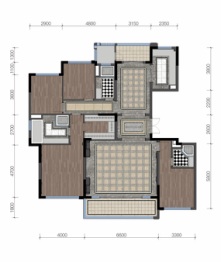 中国铁建·西派宸樾4室2厅1厨3卫建面190.00㎡