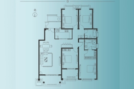 云龙湖·峰荟4室2厅1厨2卫建面182.00㎡