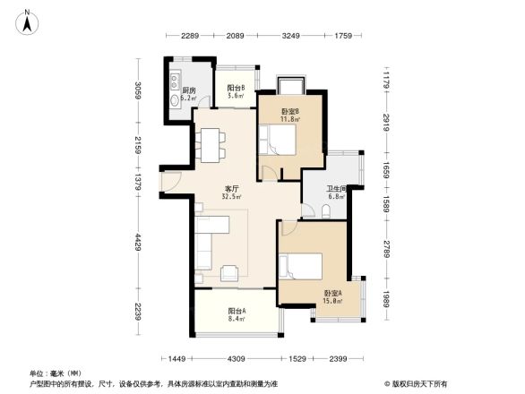 龙祥公寓户型图
