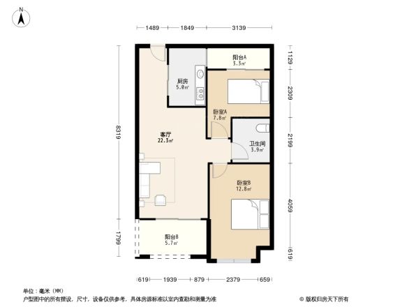 雅居乐星徽户型图