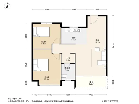 东渡悦来城户型图