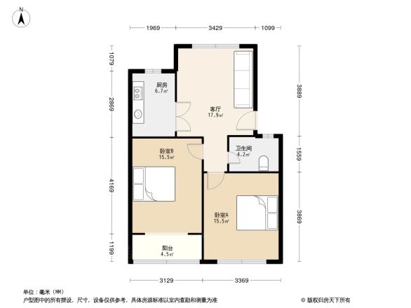 莘南花苑二村户型图