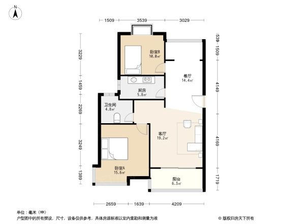 中城绿苑户型图