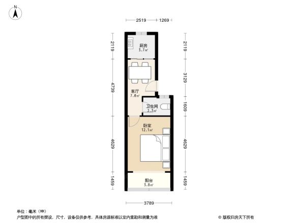 东荡小区户型图