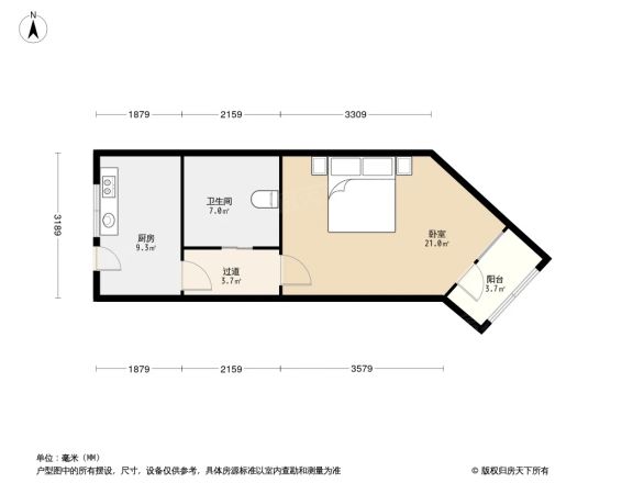 三峰大厦户型图