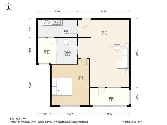 保利金爵公寓户型图