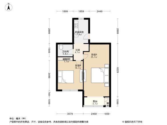 华苑小区户型图