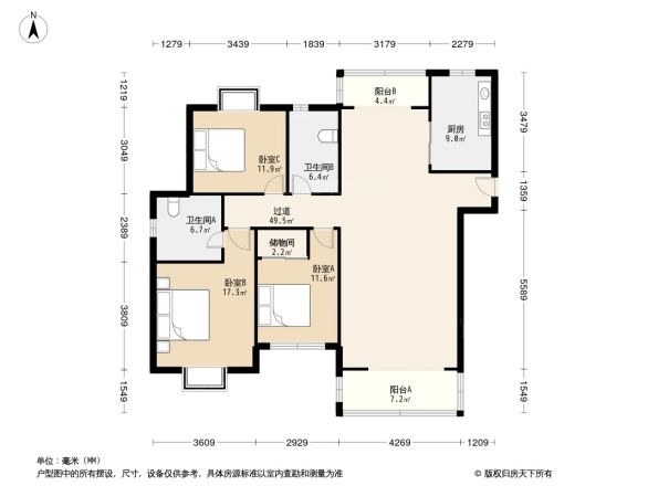 东明家园户型图